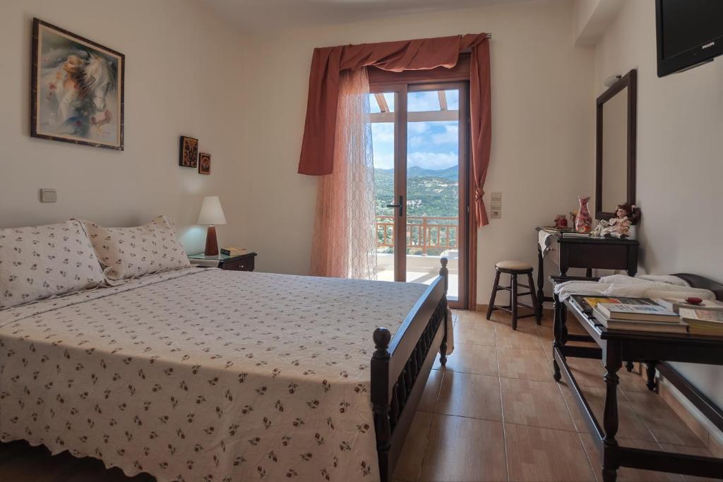 Triopetra Luxury Villas Fournou Lago Værelse billede